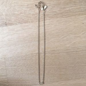 Kate spade double strand infinity necklace