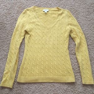 Mustard colored sweater