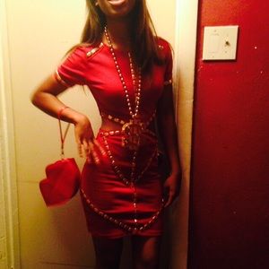 Las Vegas red dress