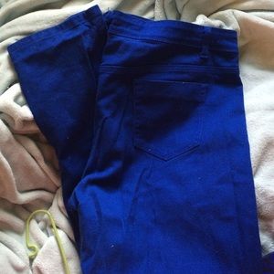 New cobalt blue demin.