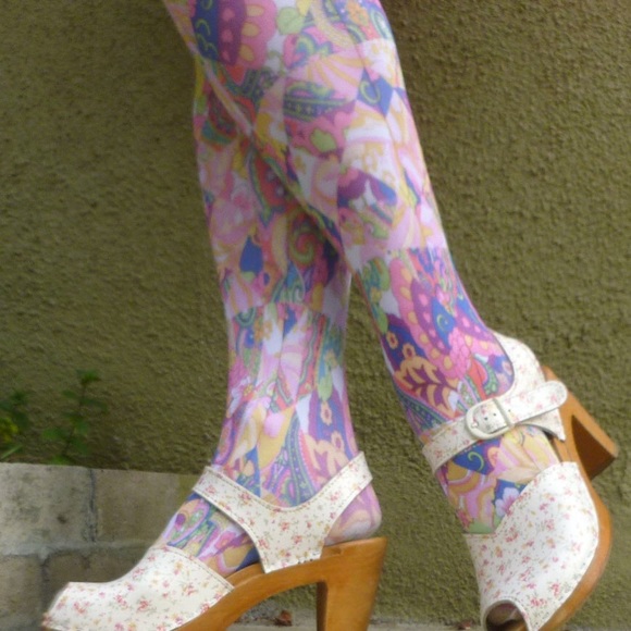 We Love Colors Accessories - Psychedelic print tights. NEW We Love Colors Accessories - Psychedelic print tights. NEW