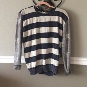 Star striped sweater