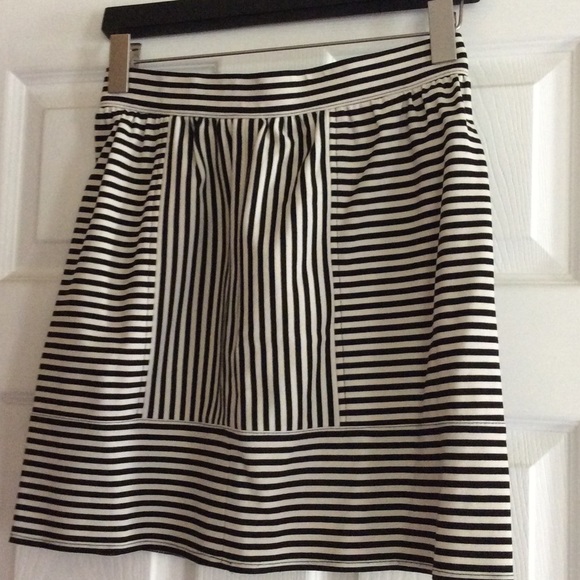 madewell striped ponte mini