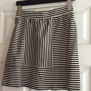 madewell striped ponte mini