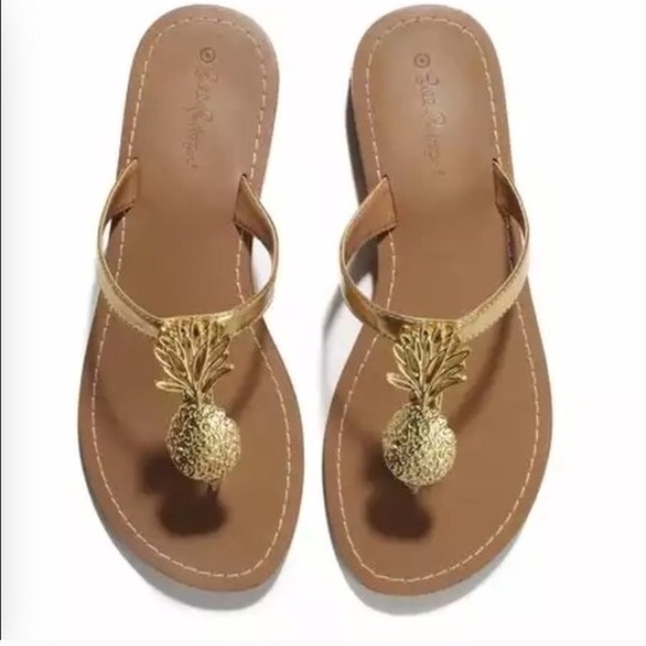 Lilly Pulitzer Pineapple Sandals