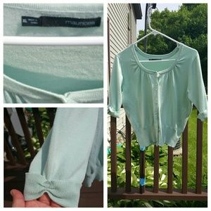 Light Aqua Cardi