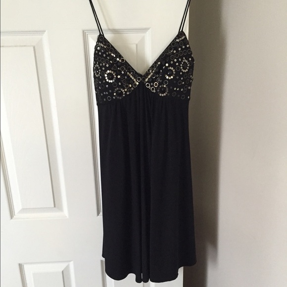 Stunning Cache spaghetti strap dress