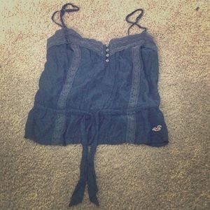 A somewhat crop top