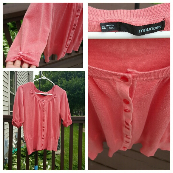 Salmon Pink Cardi