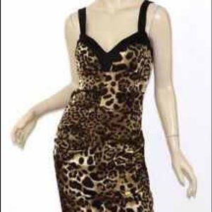 Beautiful soft leopard Cache dress