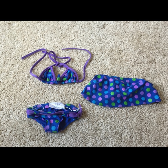 Build-A-Bear polka dot bikini