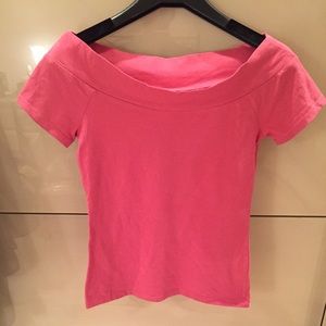 Zara Basics Pink Tee worn once!