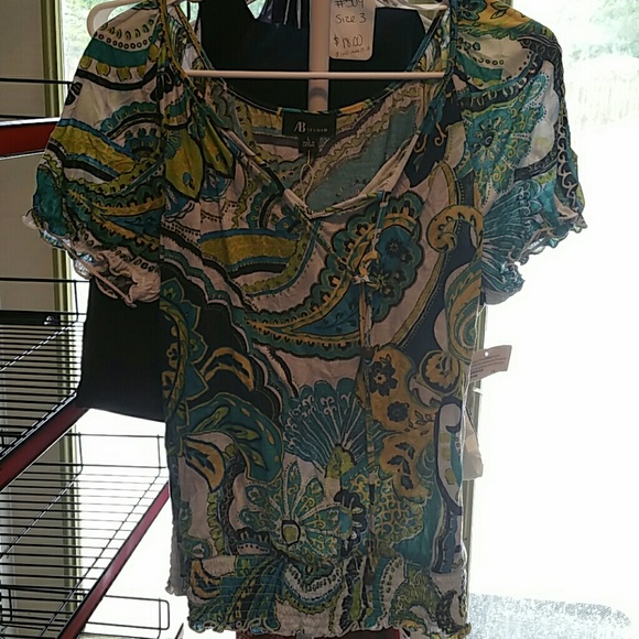 AB studio size large paisley print light weight - Picture 1 of 4
