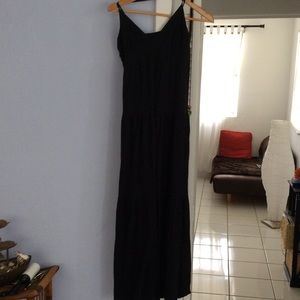 Black classic cotton dress by GAP