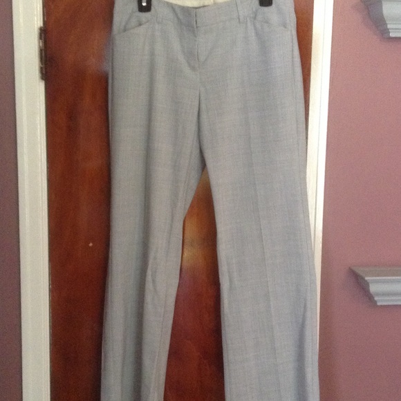 Express Editor fit light grey dress pants