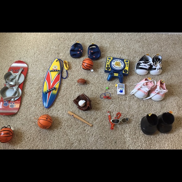 Lot of Build-A-Bear Accessories.