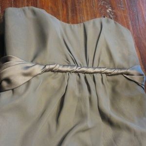 Grey bridesmaids dress
