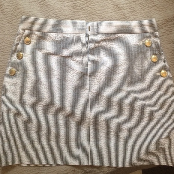 J.Crew Seersucker skirt