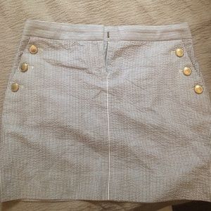 J.Crew Seersucker skirt