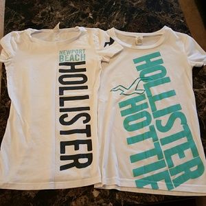 Lot of 2 Hollister tee's