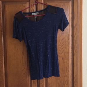 Mesh back shirt