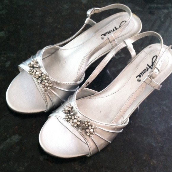 Silver Dress Sandals