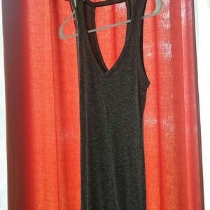 Bodycon tank grey dress
