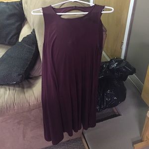 American eagle maroon dress