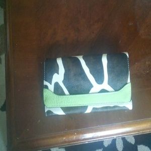 Giraffe print wallet