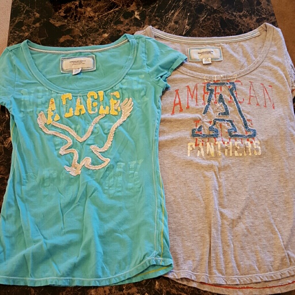 Lot of 2 AE tee's