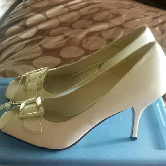 White peep toes