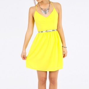 X back skater dress from Tobi