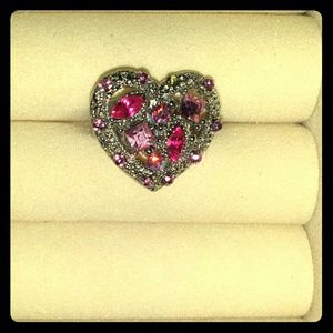 Pink adjustable ring