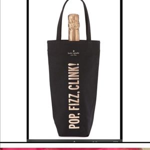 Kate spade pop fizz clink wine tote NWT