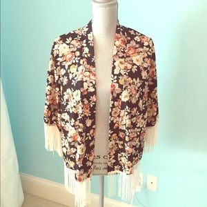 Forever 21 Fringe Kimono