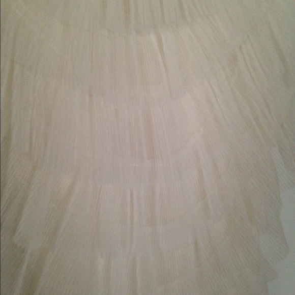 Strapless Ivory cocktail dress - Picture 3 of 4