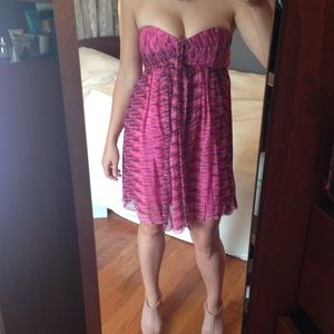 Express pink flowy summer dress. Worn once. Size 6