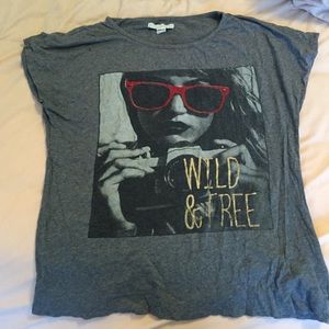 "Wild & Free" tee shirt