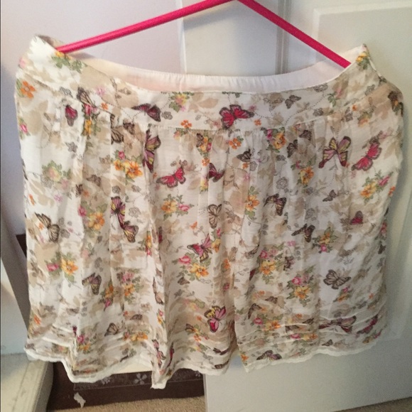 Promod butterfly skirt
