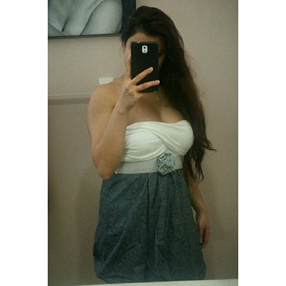 Love Culture Dresses & Skirts - ❗SOLD❗|SALE| • Love Culture Strapless Flare Dress•