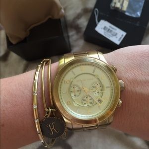 Michael Kors Gold Runway Watch