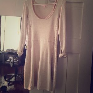 Victoria secret beige crochet dress