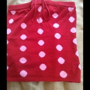 Red tube top