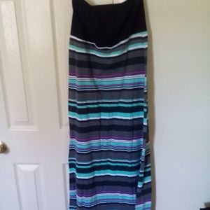 Hurley Striped maxi dress