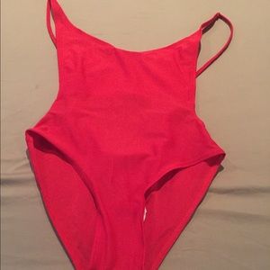 Sexy side boob one piece bathing suit L brand new