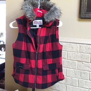 Hooded Vest! Gorgeous- soft - and Fitted