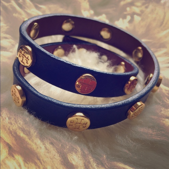Tory Burch Leather Wrap Bracelet
