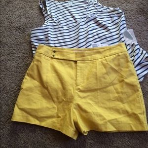 Sunny yellow shorts