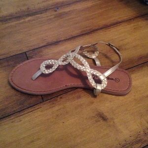 Gold Sandals
