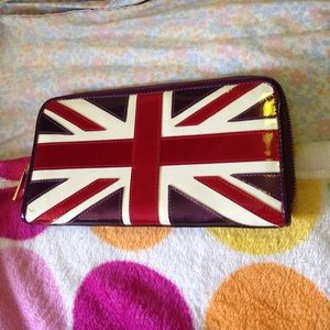 English flag clutch